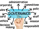 Infographic with the word governance in the middle